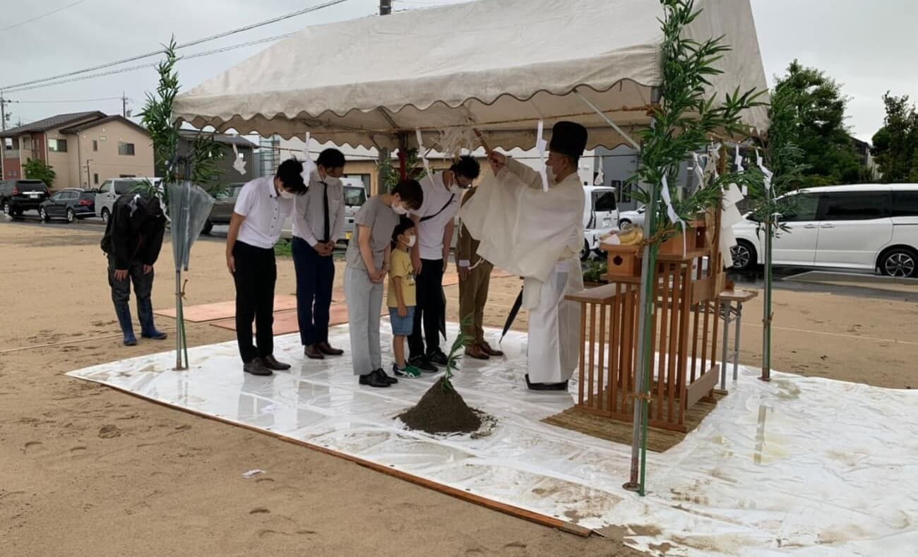 トミソー　地鎮祭の様子
